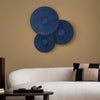 Indigo Sand Dollar Wall Plaques